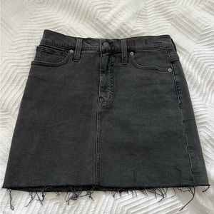 Black Madewell skirt